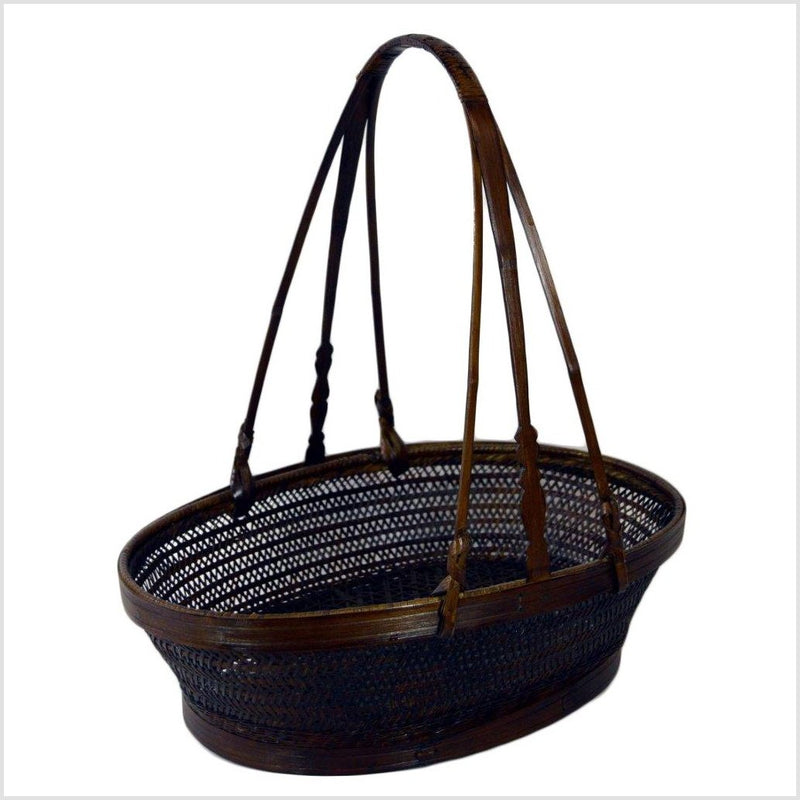 Chinese Lacquered Basket-YNE554-2. Asian & Chinese Furniture, Art, Antiques, Vintage Home Décor for sale at FEA Home