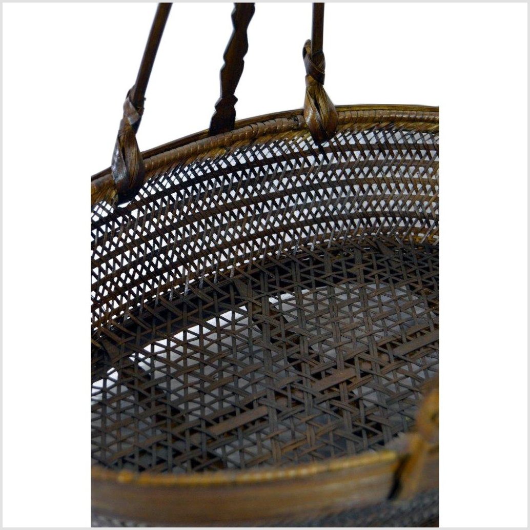 Chinese Lacquered Basket-3. Asian &amp; Chinese Furniture, Art, Antiques, Vintage Home Décor for sale at FEA Home