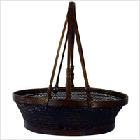 Chinese Lacquered Basket