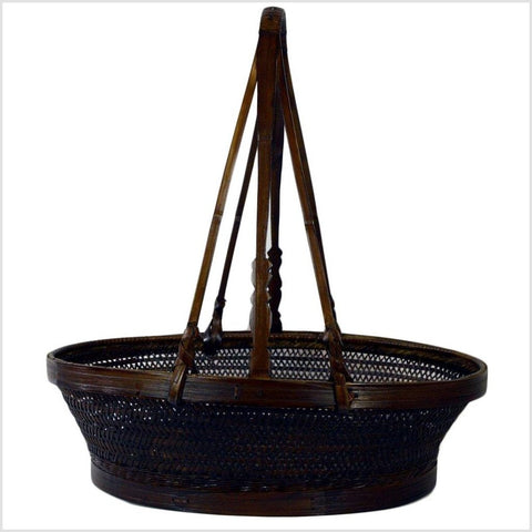 Chinese Lacquered Basket-YNE554-1. Asian & Chinese Furniture, Art, Antiques, Vintage Home Décor for sale at FEA Home