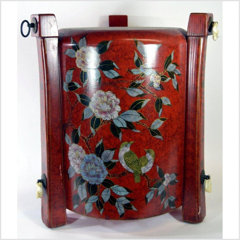 Chinese Lacquered Nightstand- Asian Antiques, Vintage Home Decor & Chinese Furniture - FEA Home