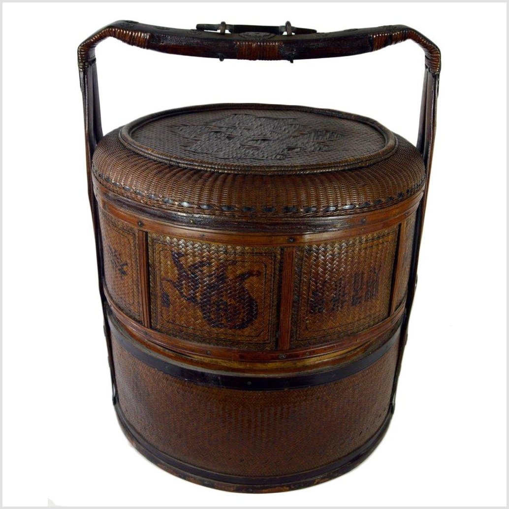 Chinese Large Wedding Basket-2. Asian & Chinese Furniture, Art, Antiques, Vintage Home Décor for sale at FEA Home