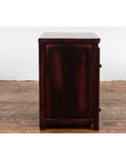 Chinese Late Qing Dynasty 1900s Side Cabinet with Reddish Black Lacquer-13. Asian & Chinese Furniture, Art, Antiques, Vintage Home Décor for sale at FEA Home