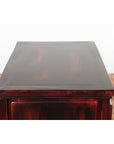 Chinese Late Qing Dynasty 1900s Side Cabinet with Reddish Black Lacquer-14. Asian & Chinese Furniture, Art, Antiques, Vintage Home Décor for sale at FEA Home