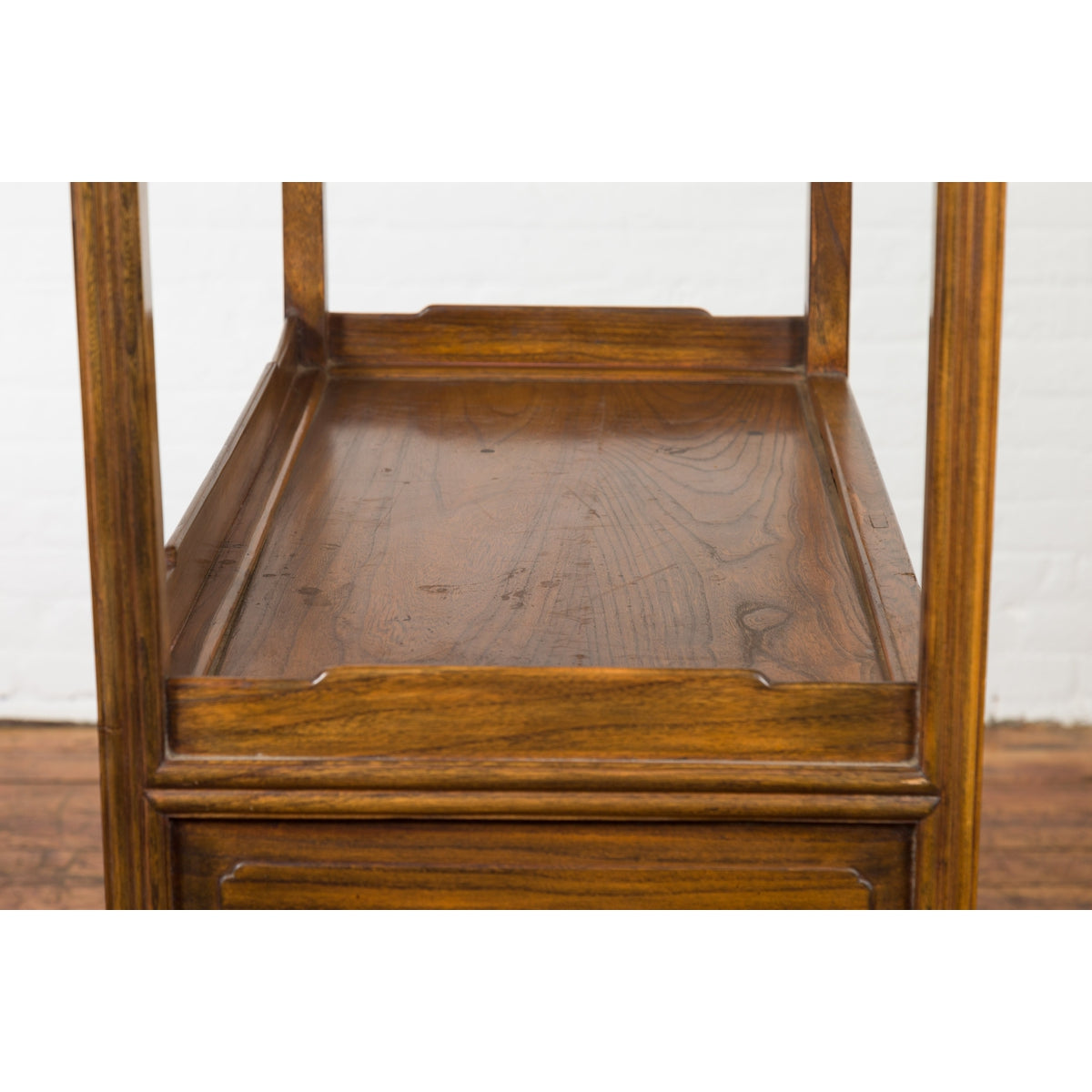 Chinese Late Qing Dynasty Period Bookshelf with Classic Design and Drawers-12. Asian &amp; Chinese Furniture, Art, Antiques, Vintage Home Décor for sale at FEA Home