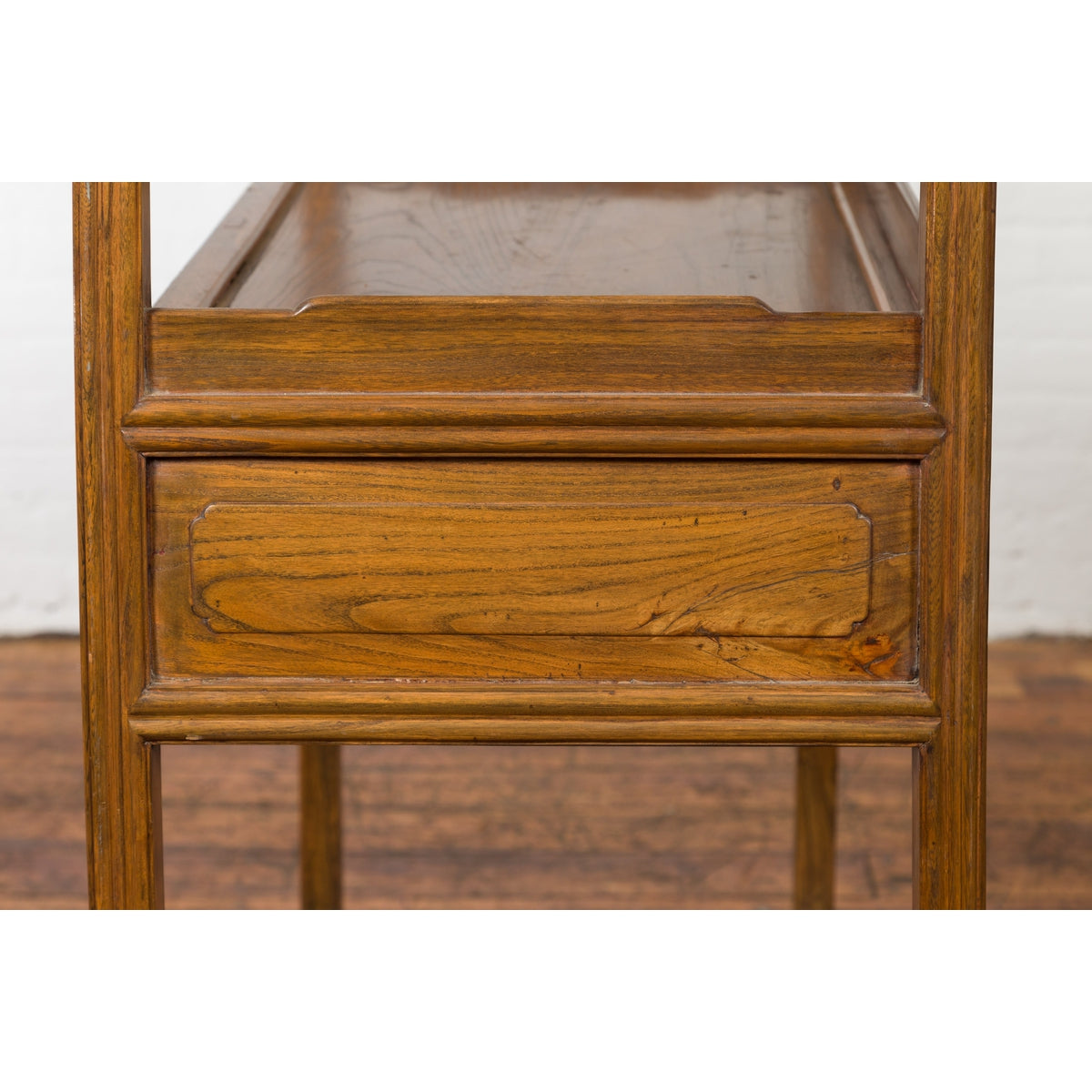 Chinese Late Qing Dynasty Period Bookshelf with Classic Design and Drawers-15. Asian &amp; Chinese Furniture, Art, Antiques, Vintage Home Décor for sale at FEA Home
