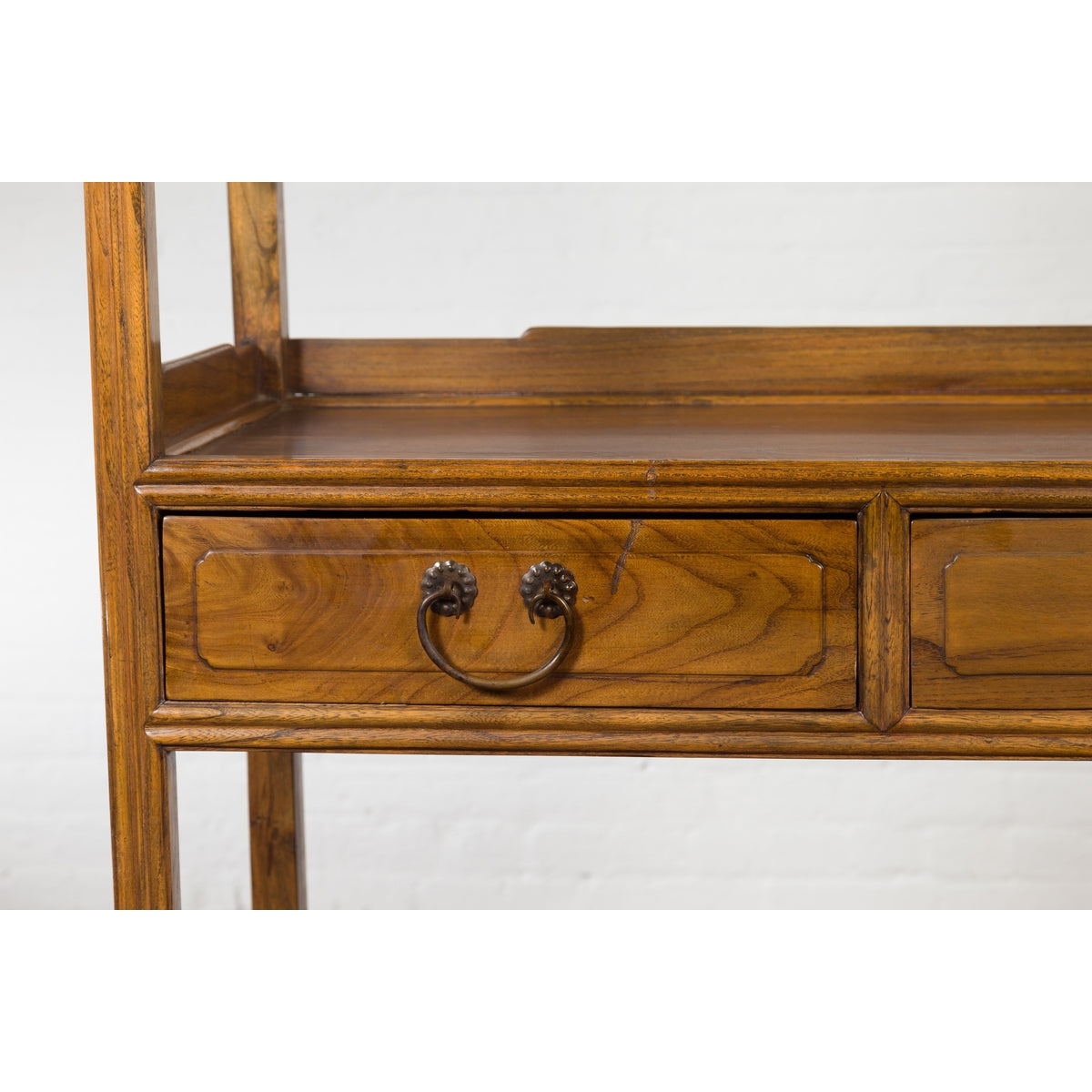 Chinese Late Qing Dynasty Period Bookshelf with Classic Design and Drawers-20. Asian &amp; Chinese Furniture, Art, Antiques, Vintage Home Décor for sale at FEA Home