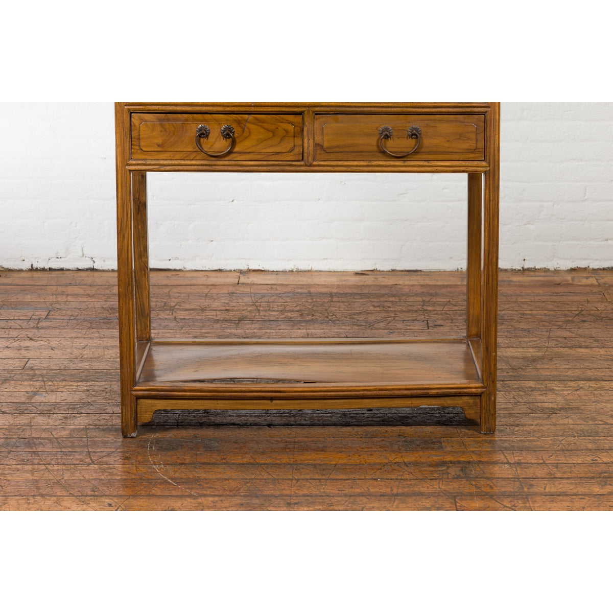 Chinese Late Qing Dynasty Period Bookshelf with Classic Design and Drawers-9. Asian &amp; Chinese Furniture, Art, Antiques, Vintage Home Décor for sale at FEA Home