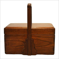 Chinese Lidded Wood Box