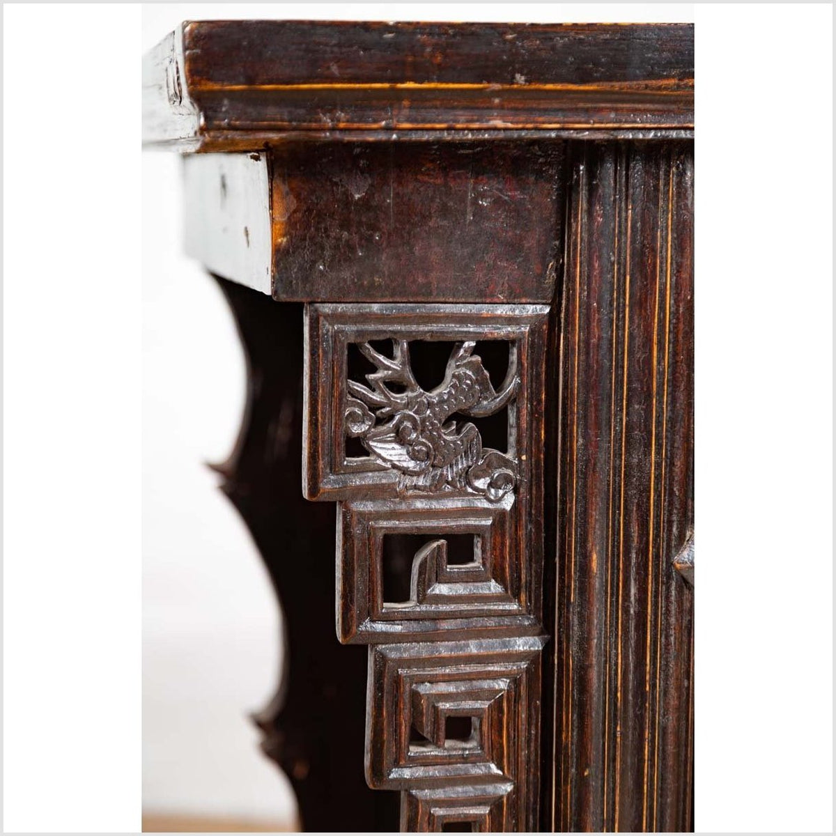 Chinese Ming Dynasty Style Butterfly Cabinet with Carved Spandrels and Doors-16. Asian &amp; Chinese Furniture, Art, Antiques, Vintage Home Décor for sale at FEA Home