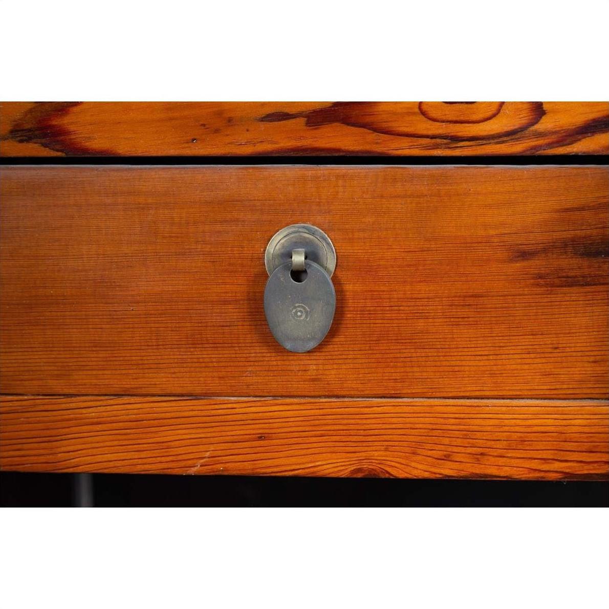 Chinese Ming Style Elm Wardrobe with Two Doors, Hidden Drawers and Carved Skirt-14. Asian &amp; Chinese Furniture, Art, Antiques, Vintage Home Décor for sale at FEA Home