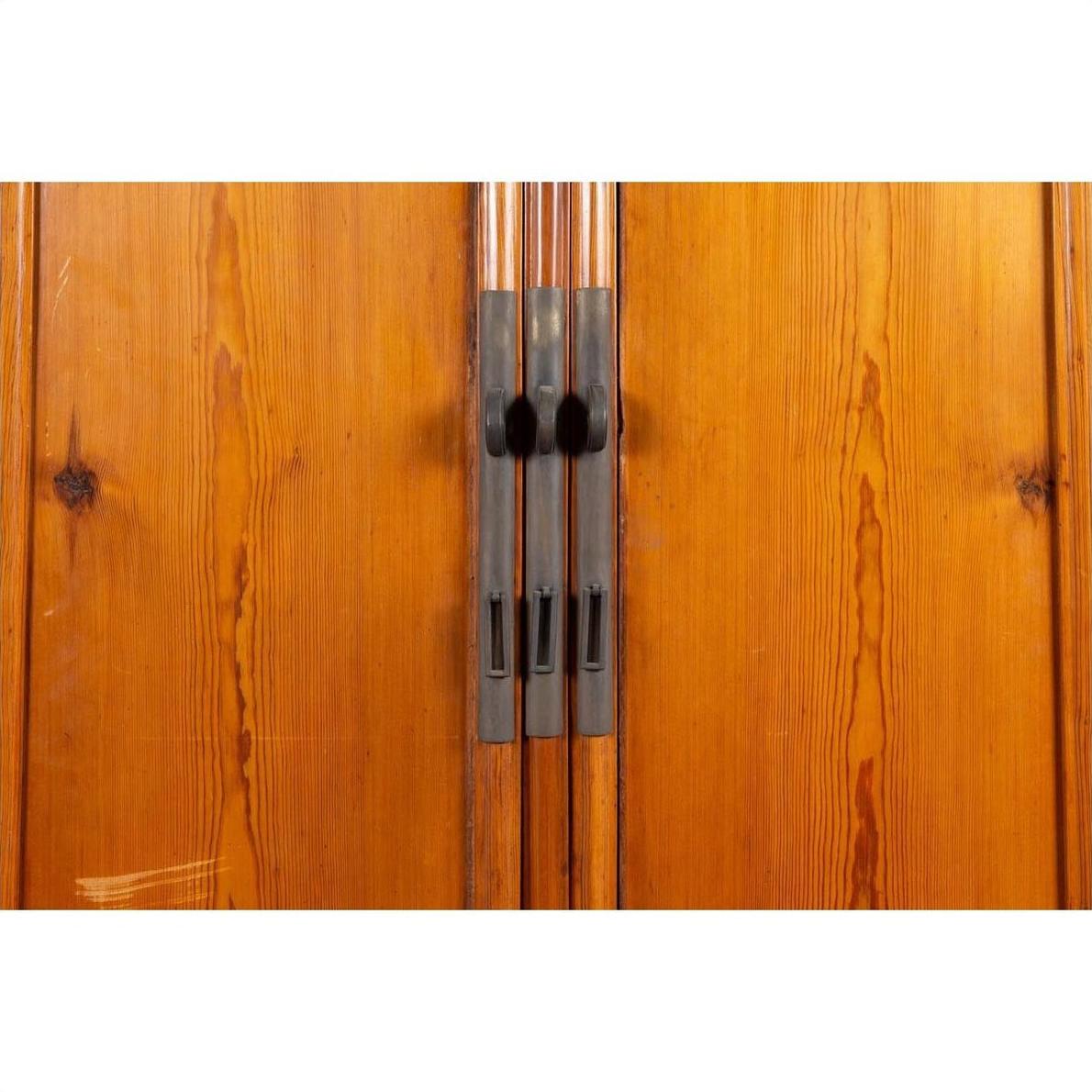 Chinese Ming Style Elm Wardrobe with Two Doors, Hidden Drawers and Carved Skirt-7. Asian &amp; Chinese Furniture, Art, Antiques, Vintage Home Décor for sale at FEA Home
