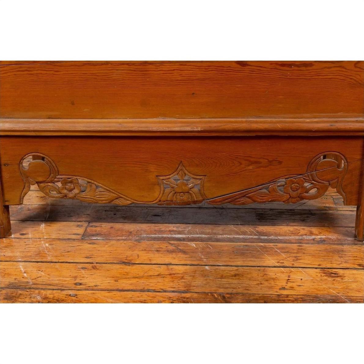 Chinese Ming Style Elm Wardrobe with Two Doors, Hidden Drawers and Carved Skirt-8. Asian &amp; Chinese Furniture, Art, Antiques, Vintage Home Décor for sale at FEA Home