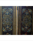 Vintage Double Sided 4-panel Divider/ Privacy Screen-4. Asian & Chinese Furniture, Art, Antiques, Vintage Home Décor for sale at FEA Home
