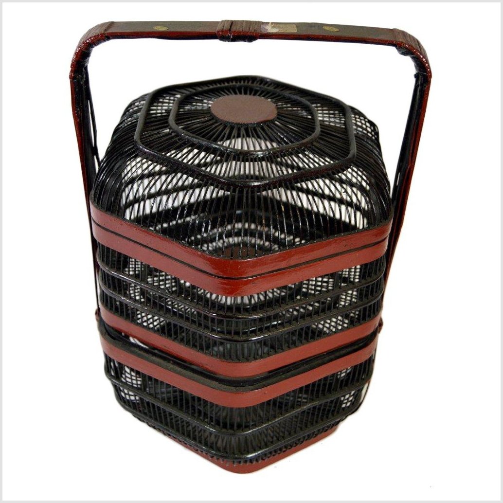 Chinese Picnic Basket-2. Asian & Chinese Furniture, Art, Antiques, Vintage Home Décor for sale at FEA Home