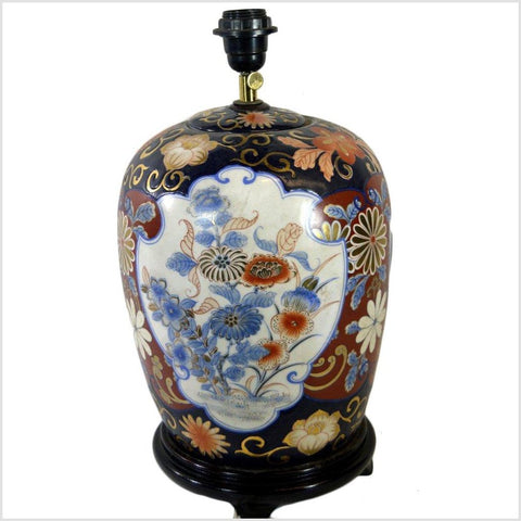 Chinese Porcelain Electric Lamp- Asian Antiques, Vintage Home Decor & Chinese Furniture - FEA Home