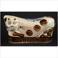 Chinese Porcelain Pillows, Cat Form