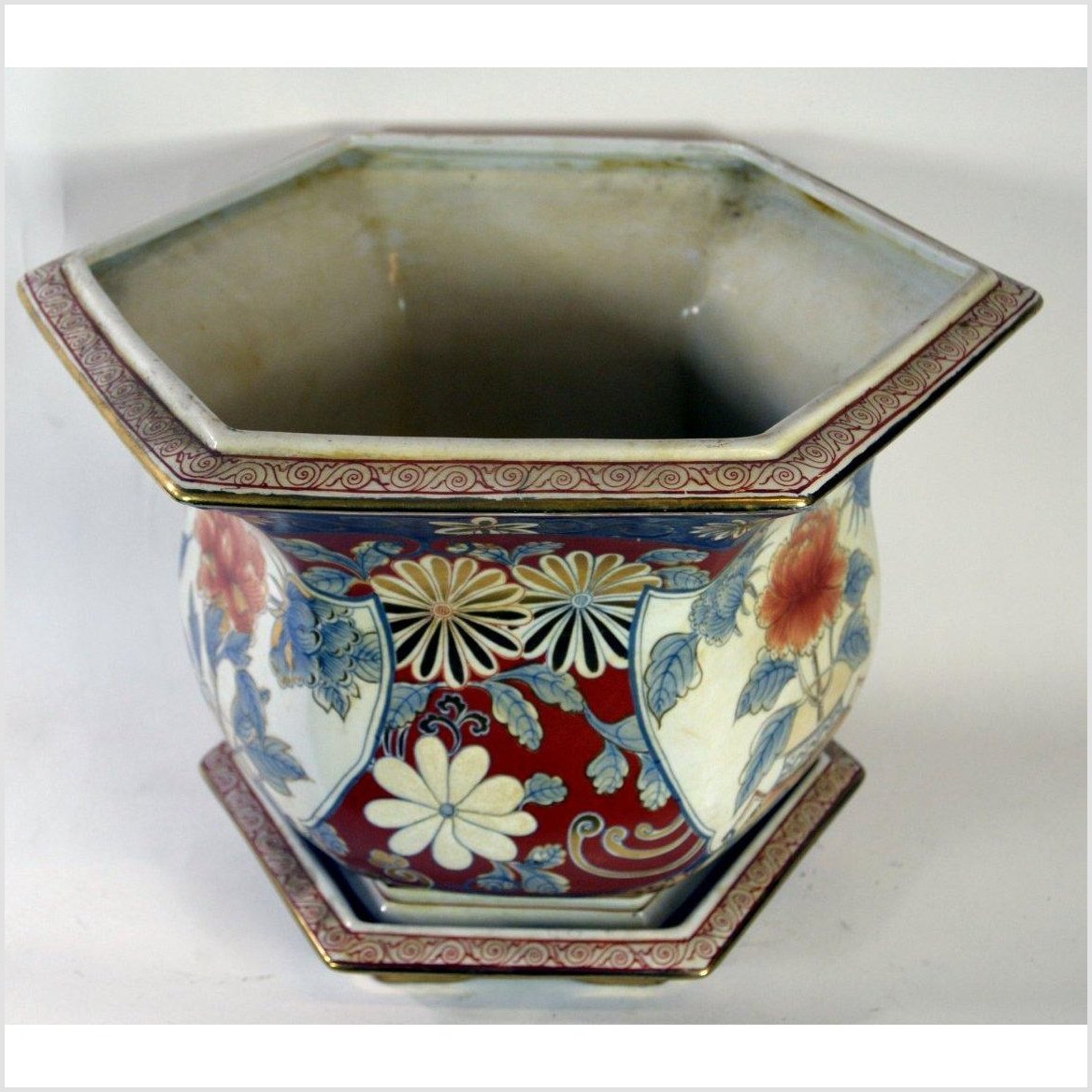 Chinese Porcelain Planter-5. Asian &amp; Chinese Furniture, Art, Antiques, Vintage Home Décor for sale at FEA Home