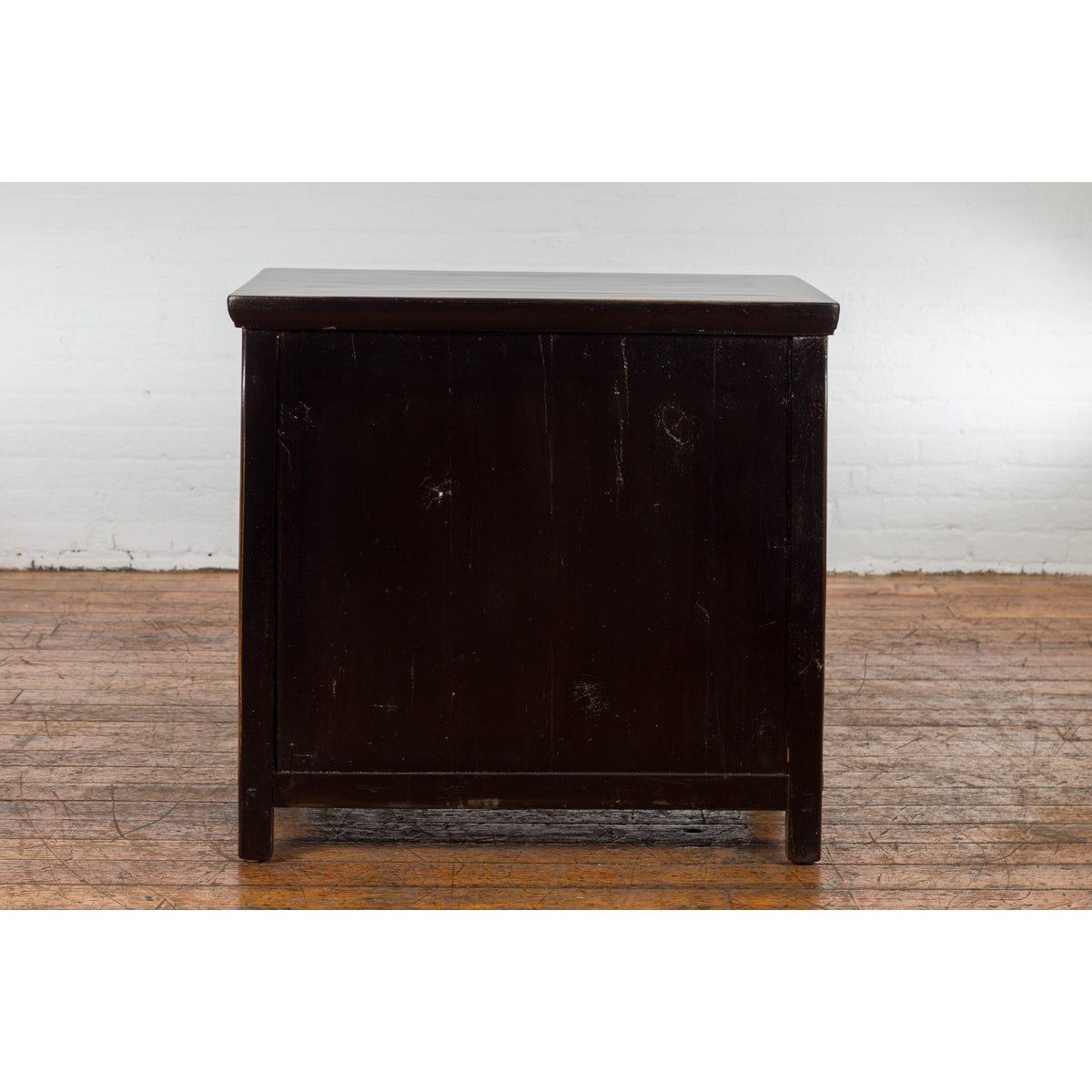 Chinese Qing Dynasty 19th Century Side Cabinet with Black and Brown Lacquer-10. Asian &amp; Chinese Furniture, Art, Antiques, Vintage Home Décor for sale at FEA Home