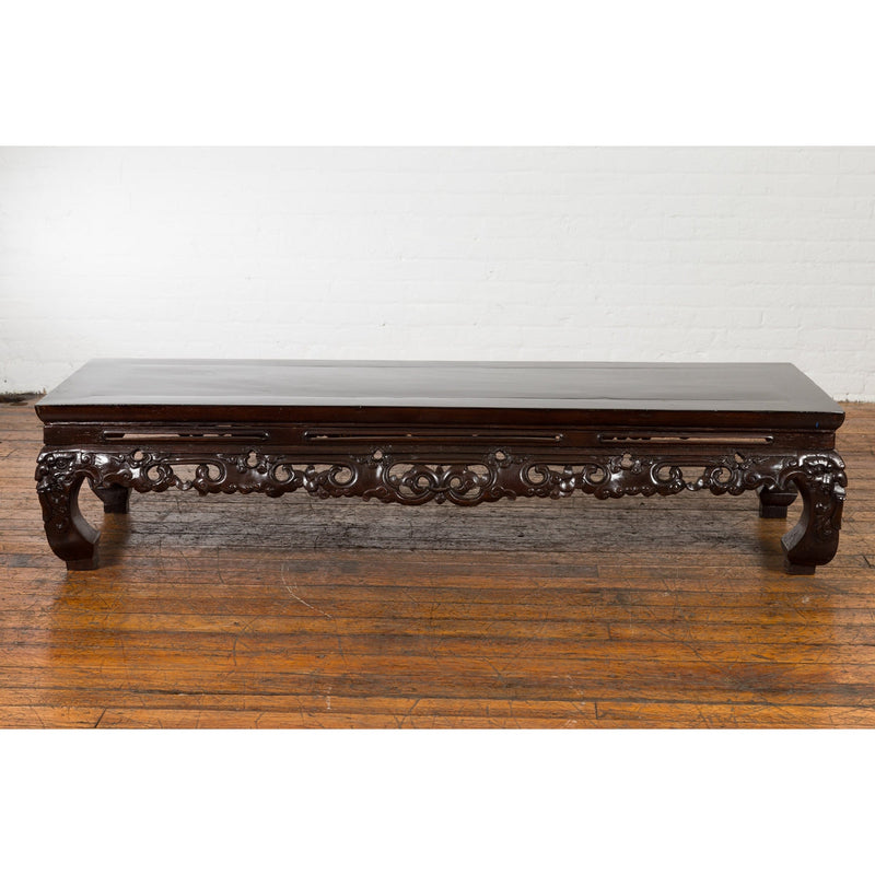 This-is-a-picture-of-a-Chinese Qing Dynasty Low Kang Coffee Table with Carved Apron and Dark Lacquer-image-position-18-style-YN4014-Shop-for-Vintage-and-Antique-Asian-and-Chinese-Furniture-for-sale-at-FEA Home-NYC