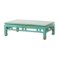 This-is-a-picture-of-a-Chinese Qing Dynasty Low Kang Coffee Table with Custom Aqua Teal Lacquer-image-position-1-style-YN7578-Shop-for-Vintage-and-Antique-Asian-and-Chinese-Furniture-for-sale-at-FEA Home-NYC
