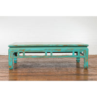 This-is-a-picture-of-a-Chinese Qing Dynasty Low Kang Coffee Table with Custom Aqua Teal Lacquer-image-position-16-style-YN7578-Shop-for-Vintage-and-Antique-Asian-and-Chinese-Furniture-for-sale-at-FEA Home-NYC
