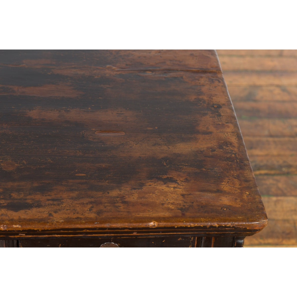 Chinese Qing Dynasty Period Brown Lacquered Coffee Table with Original Finish-12. Asian &amp; Chinese Furniture, Art, Antiques, Vintage Home Décor for sale at FEA Home