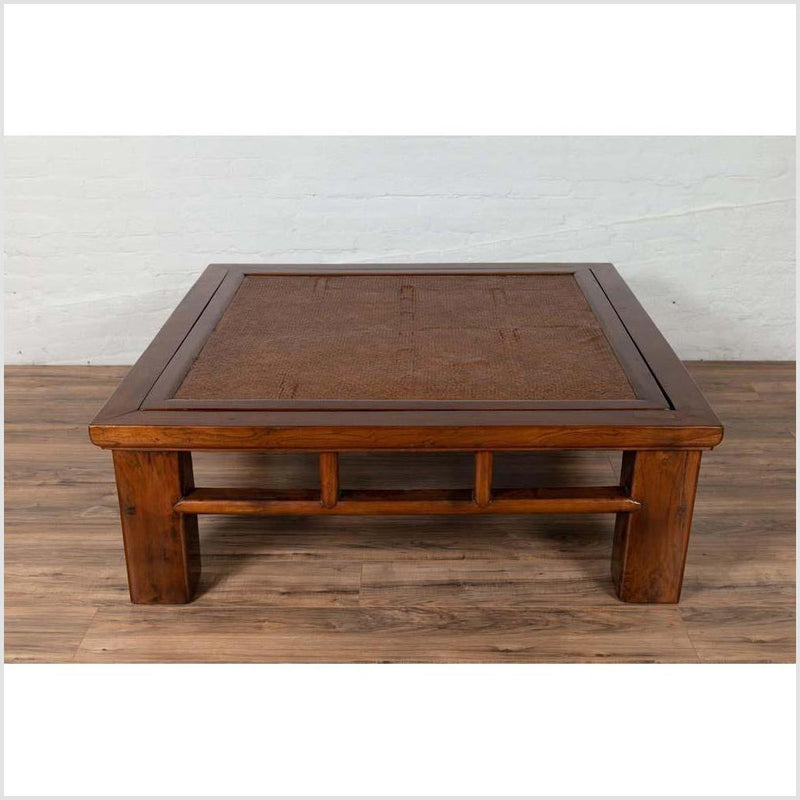 Chinese Qing Dynasty Style Elm Coffee Table with Reversible Top and Strut Motifs-YN6099-14. Asian & Chinese Furniture, Art, Antiques, Vintage Home Décor for sale at FEA Home