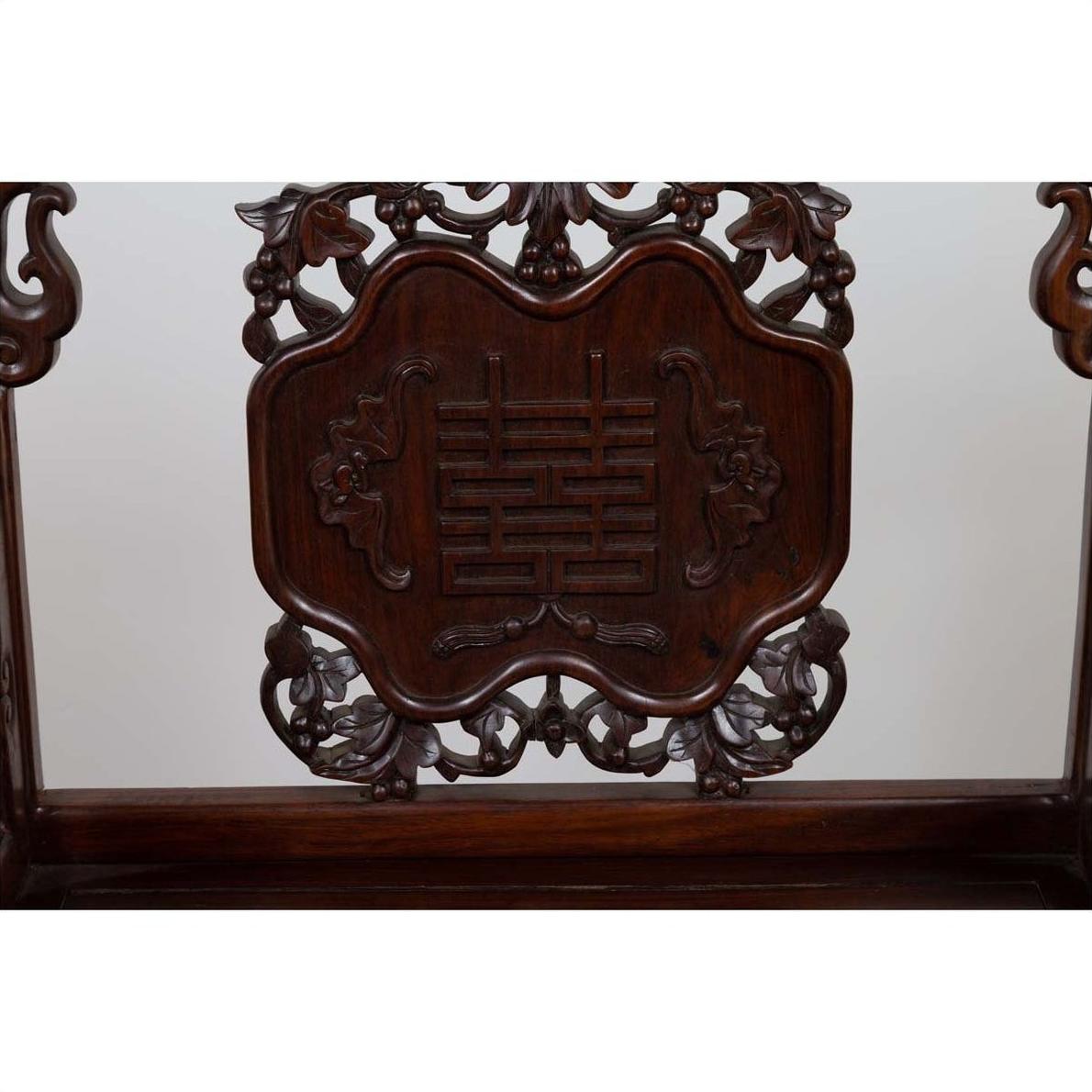 19th Century Chinese Rosewood Chair-6. Asian &amp; Chinese Furniture, Art, Antiques, Vintage Home Décor for sale at FEA Home