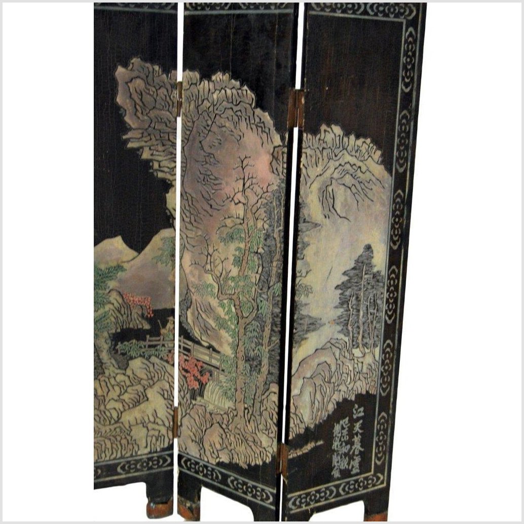Chinese 6- Panel Ping Feng-3. Asian &amp; Chinese Furniture, Art, Antiques, Vintage Home Décor for sale at FEA Home