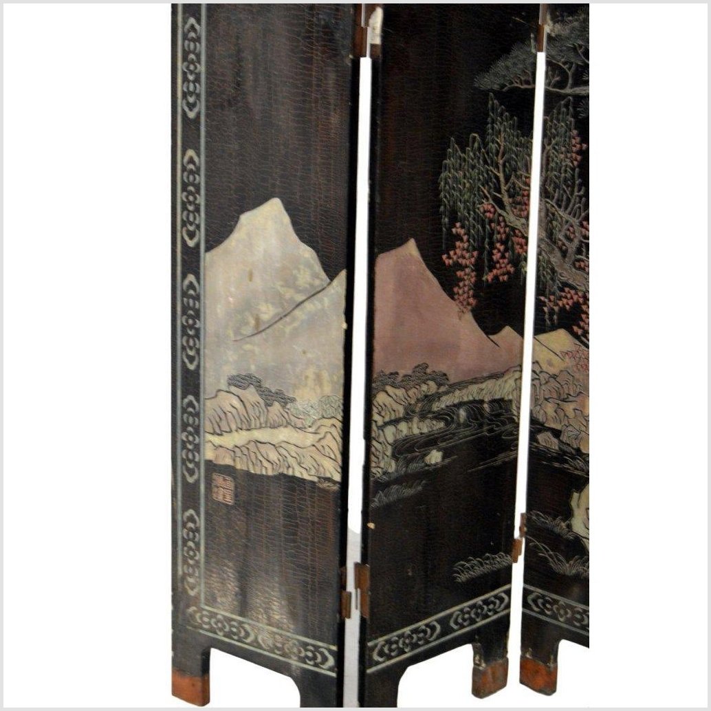 Chinese 6- Panel Ping Feng-5. Asian &amp; Chinese Furniture, Art, Antiques, Vintage Home Décor for sale at FEA Home