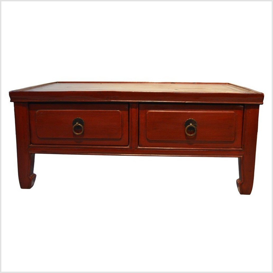 Vintage Chinese Low Kang Coffee Table-5. Asian &amp; Chinese Furniture, Art, Antiques, Vintage Home Décor for sale at FEA Home