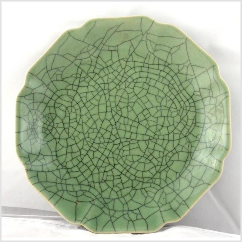 Chinese Vintage Celadon Plate/Bowl-2. Asian & Chinese Furniture, Art, Antiques, Vintage Home Décor for sale at FEA Home