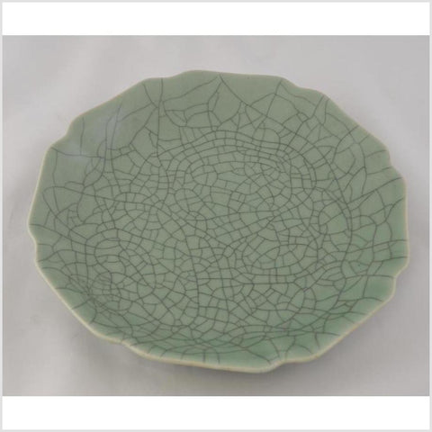 Chinese Vintage Celadon Plate/Bowl- Asian Antiques, Vintage Home Decor & Chinese Furniture - FEA Home