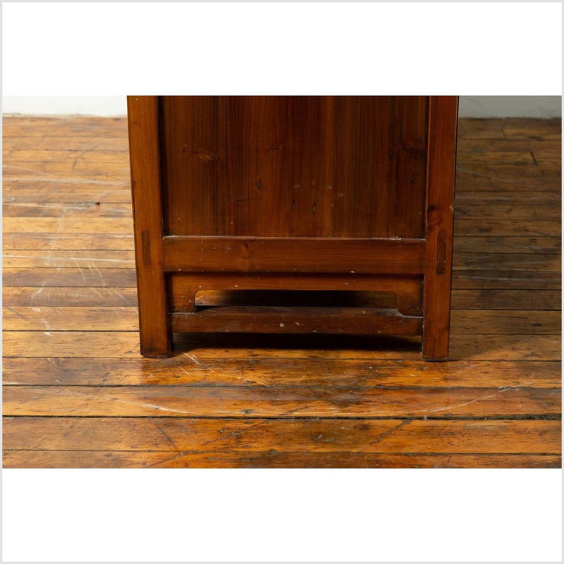 Chinese Vintage Elm Compound Two-Part Wedding Wardrobe with Doors and Drawers-YN6429-12. Asian & Chinese Furniture, Art, Antiques, Vintage Home Décor for sale at FEA Home