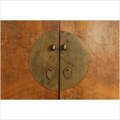 Chinese Vintage Elm Compound Two-Part Wedding Wardrobe with Doors and Drawers-YN6429-13. Asian & Chinese Furniture, Art, Antiques, Vintage Home Décor for sale at FEA Home