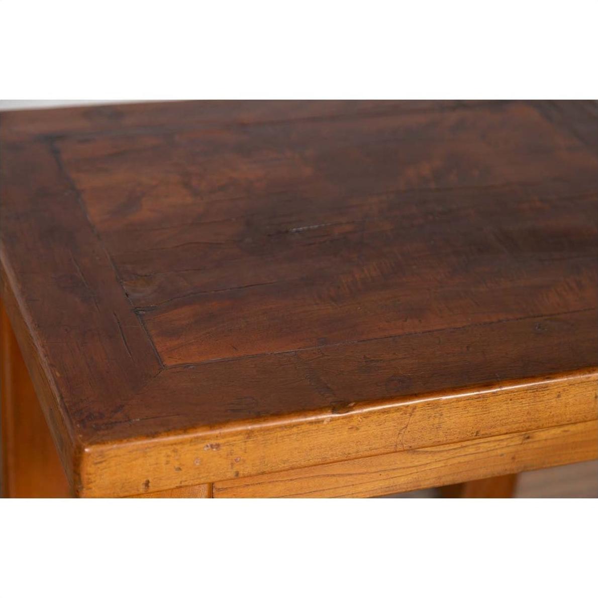 Chinese Vintage Natural Wood Side Table Contemporary Design-8. Asian &amp; Chinese Furniture, Art, Antiques, Vintage Home Décor for sale at FEA Home