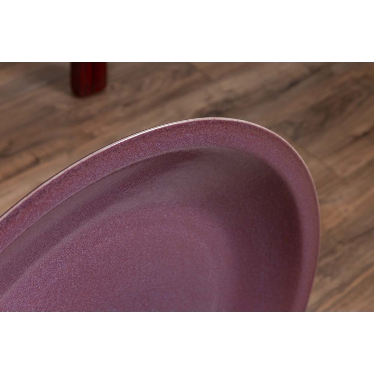 Vintage Purple Ceramic Charger Plate, Two Available-7. Asian &amp; Chinese Furniture, Art, Antiques, Vintage Home Décor for sale at FEA Home