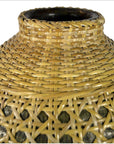 Chinese Wicker Covered Demijohn-2. Asian & Chinese Furniture, Art, Antiques, Vintage Home Décor for sale at FEA Home