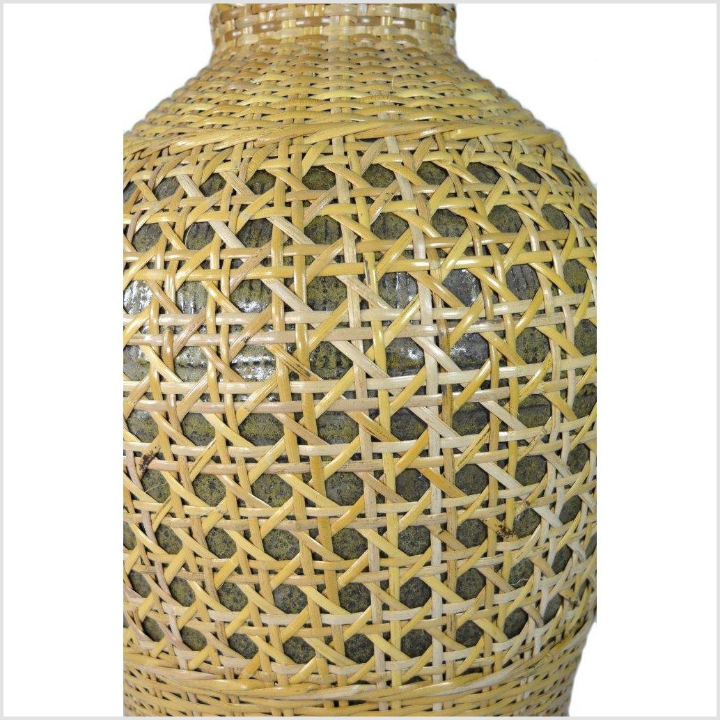 Chinese Wicker Covered Demijohn-3. Asian &amp; Chinese Furniture, Art, Antiques, Vintage Home Décor for sale at FEA Home