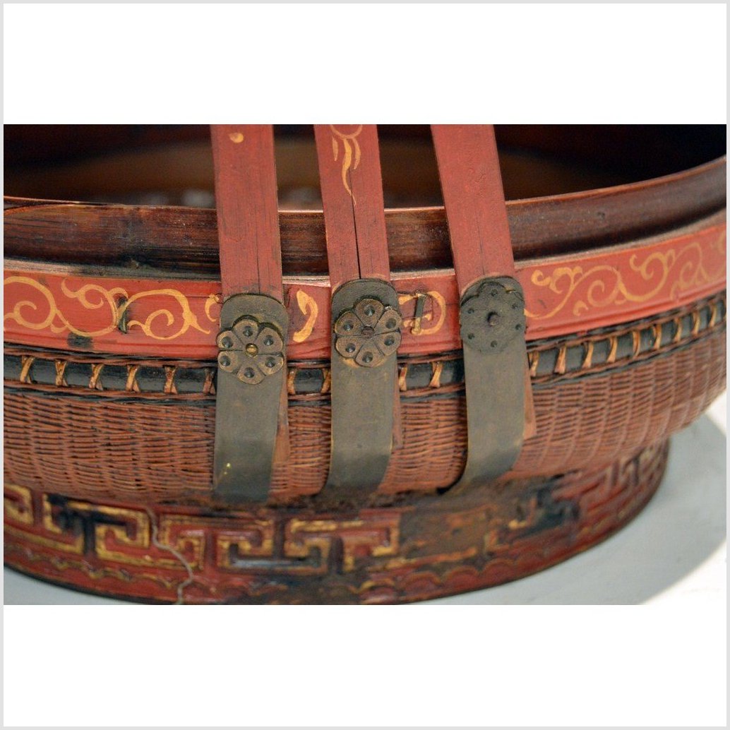 Chinese Woven Basket-2. Asian & Chinese Furniture, Art, Antiques, Vintage Home Décor for sale at FEA Home