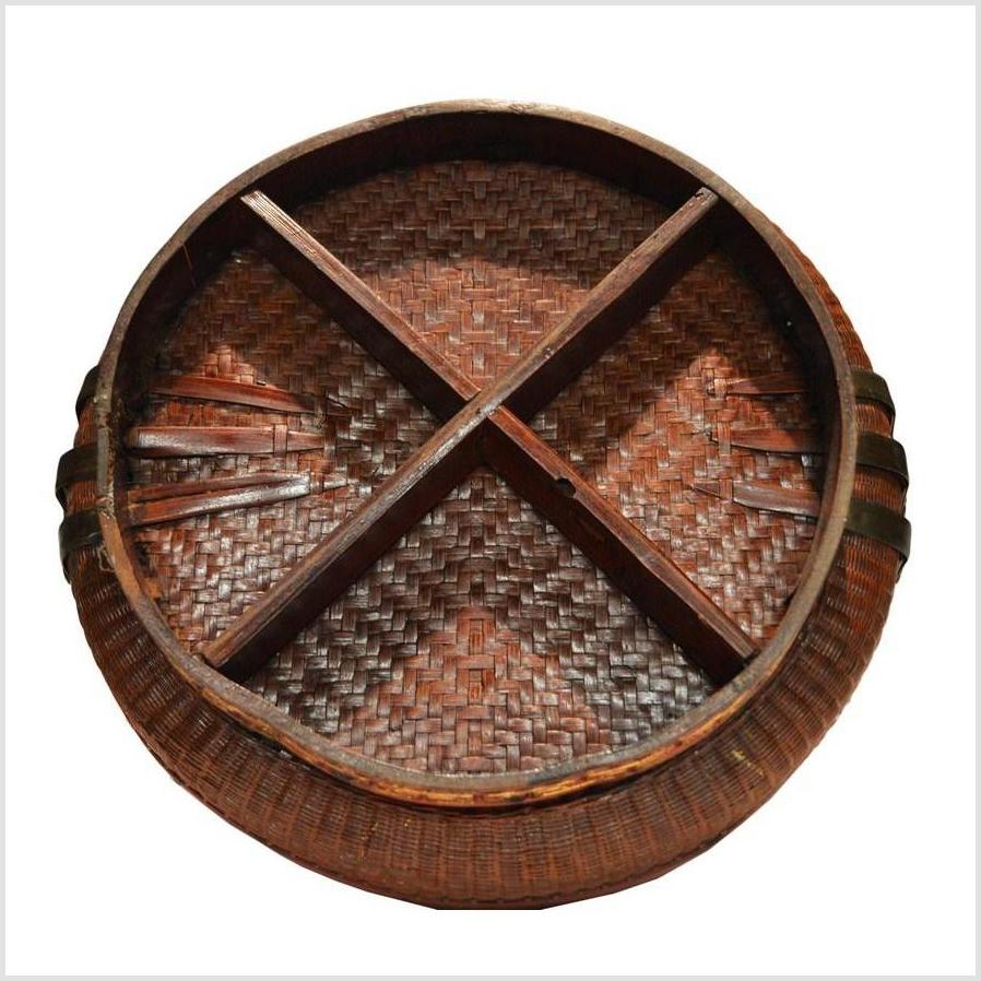 Chinese Woven Basket-1. Asian & Chinese Furniture, Art, Antiques, Vintage Home Décor for sale at FEA Home