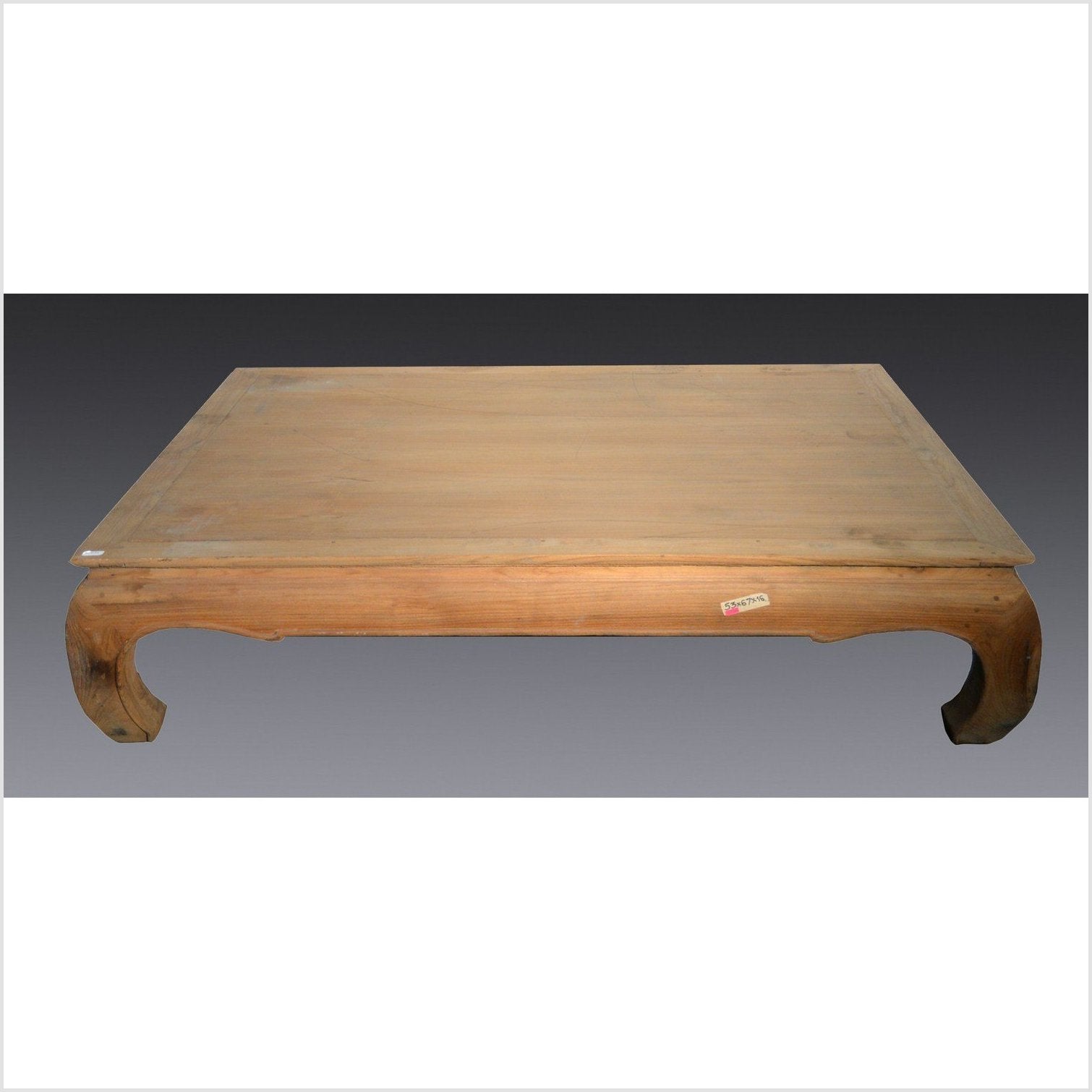 Chow Leg Kang Teak Coffee Table-1. Asian & Chinese Furniture, Art, Antiques, Vintage Home Décor for sale at FEA Home