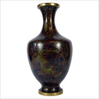Cloisonne Brown Vase