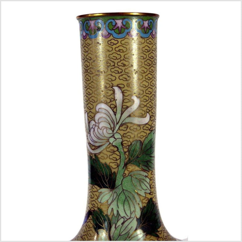 Cloisonne Green  Vase