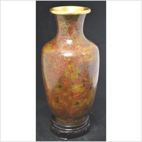 Cloisonné Vase- Asian Antiques, Vintage Home Decor & Chinese Furniture - FEA Home