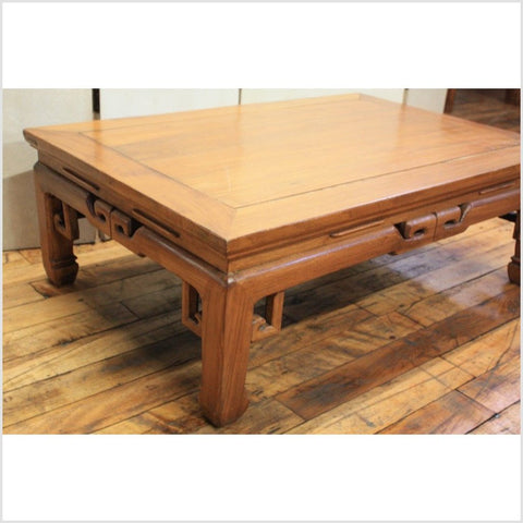 Coffee Table With Openwork Aprons- Asian Antiques, Vintage Home Decor & Chinese Furniture - FEA Home