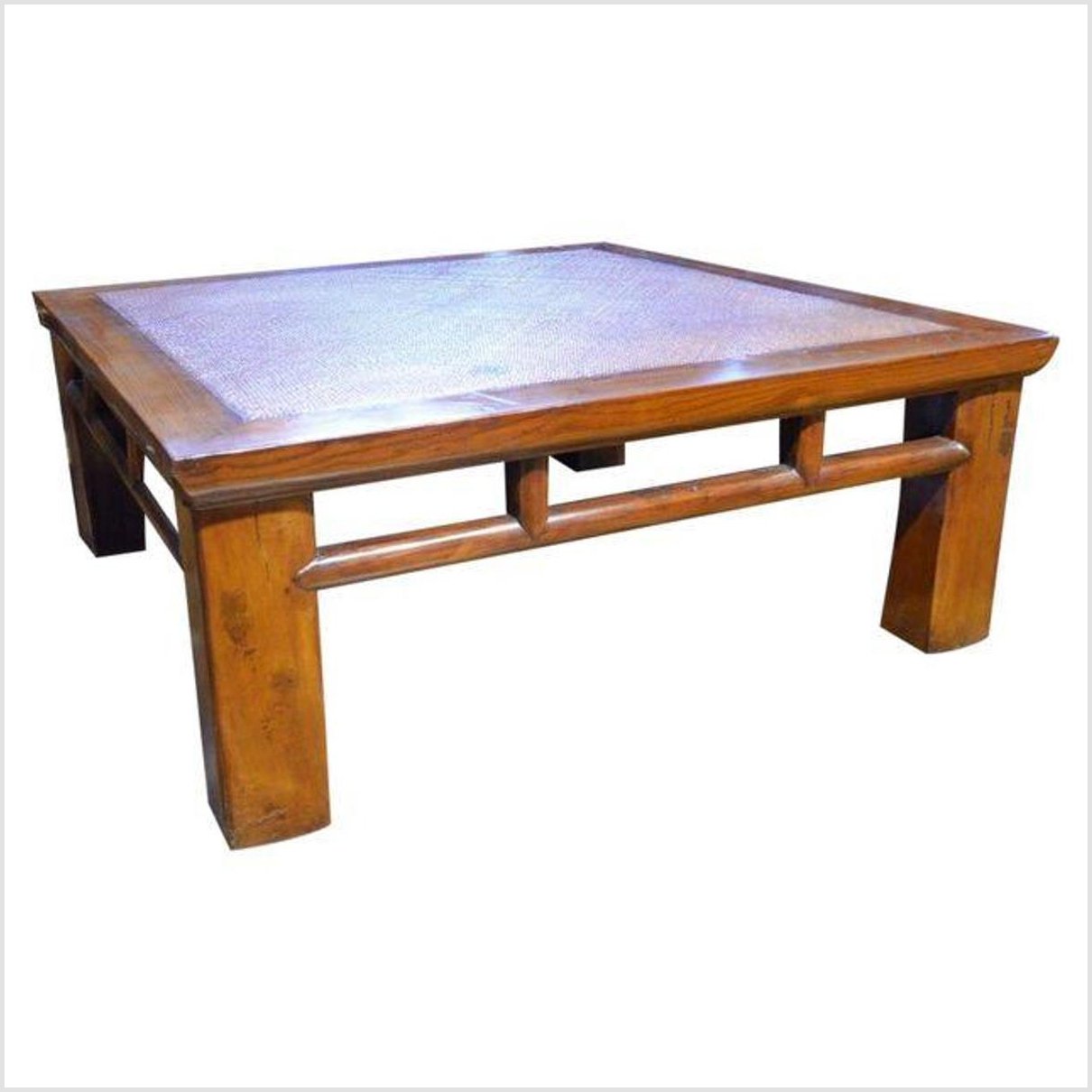 Coffee Table with Woven Rattan-1. Asian & Chinese Furniture, Art, Antiques, Vintage Home Décor for sale at FEA Home
