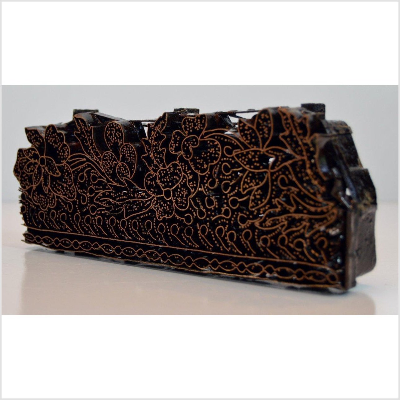 Copper Batik ink block-3. Asian &amp; Chinese Furniture, Art, Antiques, Vintage Home Décor for sale at FEA Home