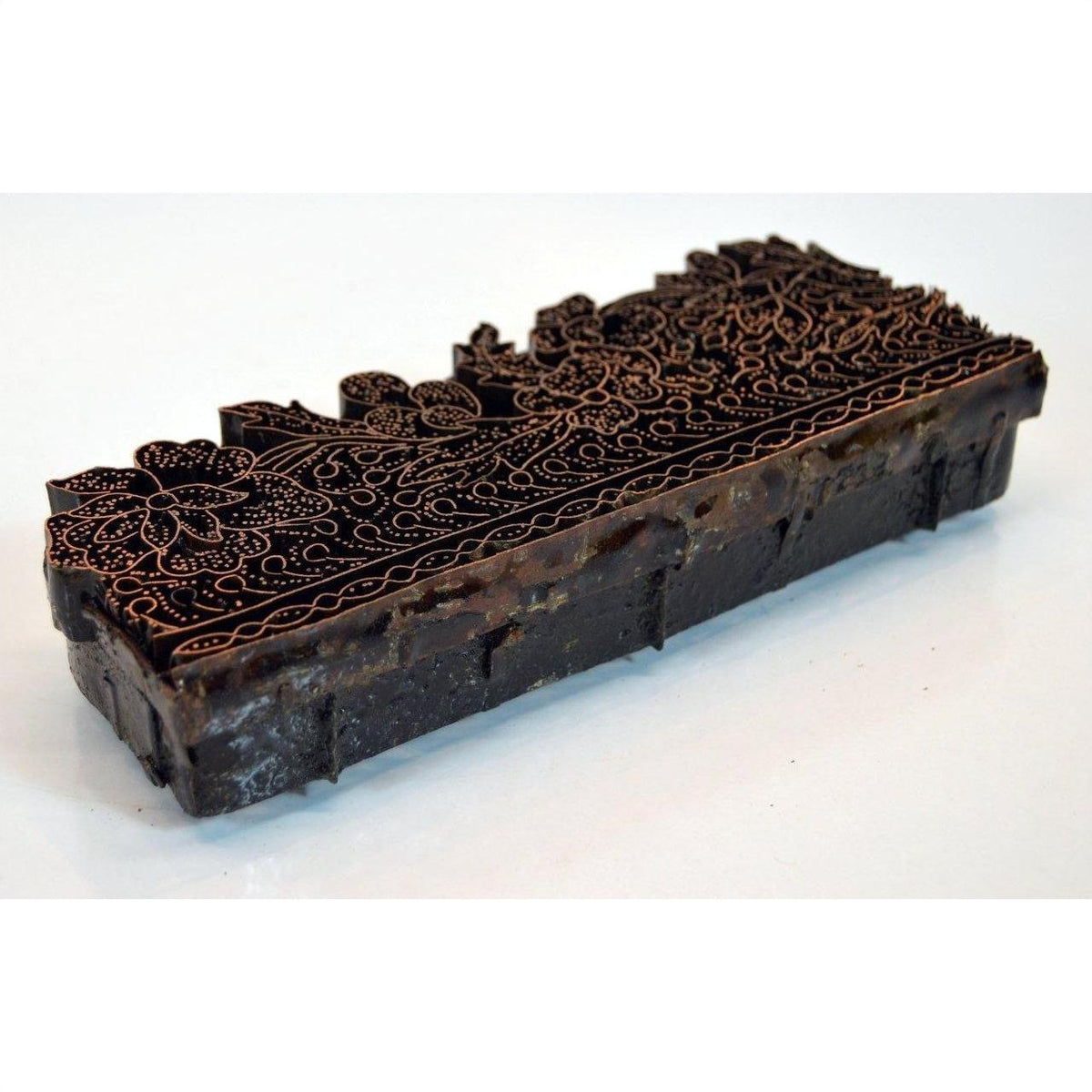 Copper Batik ink block-6. Asian &amp; Chinese Furniture, Art, Antiques, Vintage Home Décor for sale at FEA Home